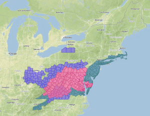 Winter storm potential for New England region