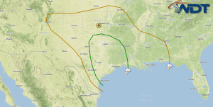 Slight risk for Saturday