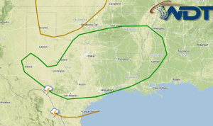 Severe Thunderstorms Today For Southern Plains and Lower Mississippi Valley