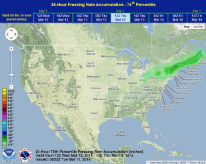 Hazardous Weather Outlook for Wednesday, March 12, 2014
