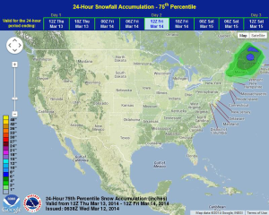 Hazardous Weather Outlook for Thursday, March 13, 2014