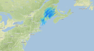 Snow ending across the Northeast