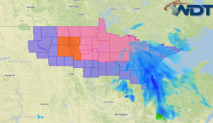 Blizzard conditions possible for portions of the Northern Plains