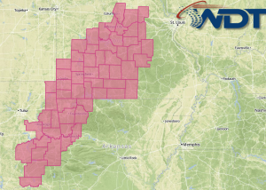 Severe Thunderstorm Watch for Portions of Arkansas, Missouri, and Oklahoma