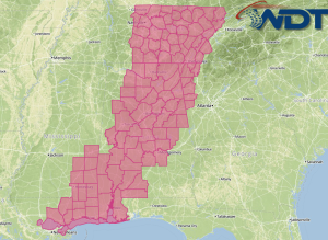 Severe Thunderstorm Watches for Portions of the Southeast