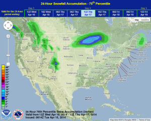 Hazardous Weather Outlook for Wednesday, April 16, 2014