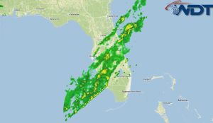 Thunderstorms over Central and Southern Florida