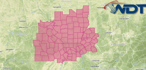 Severe Thunderstorm Watch for Portions of the Mid Mississippi Valley