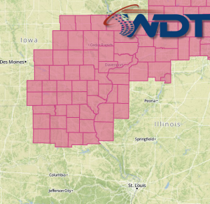 Severe Thunderstorm Watch for portions of Illinois, Iowa, and Missouri