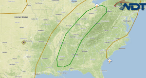 Severe Weather Potential for Ohio River Valley and Southeast on Wednesday