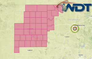 Severe Thunderstorm Watch for Portions of Oklahoma and Texas