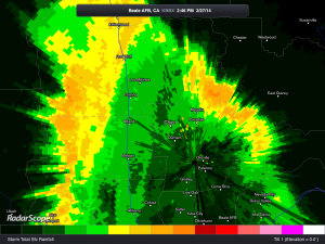 Heavy rain for Northern California