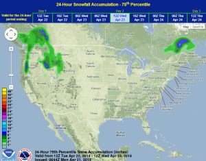Hazardous Weather Outlook for Tuesday, April 22, 2014