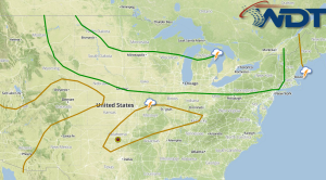 Thunderstorms Over the Great Lakes and Northern Plains