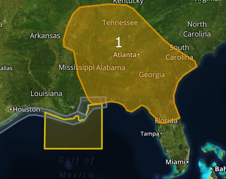 Region 1 Monday, March 19, 2018