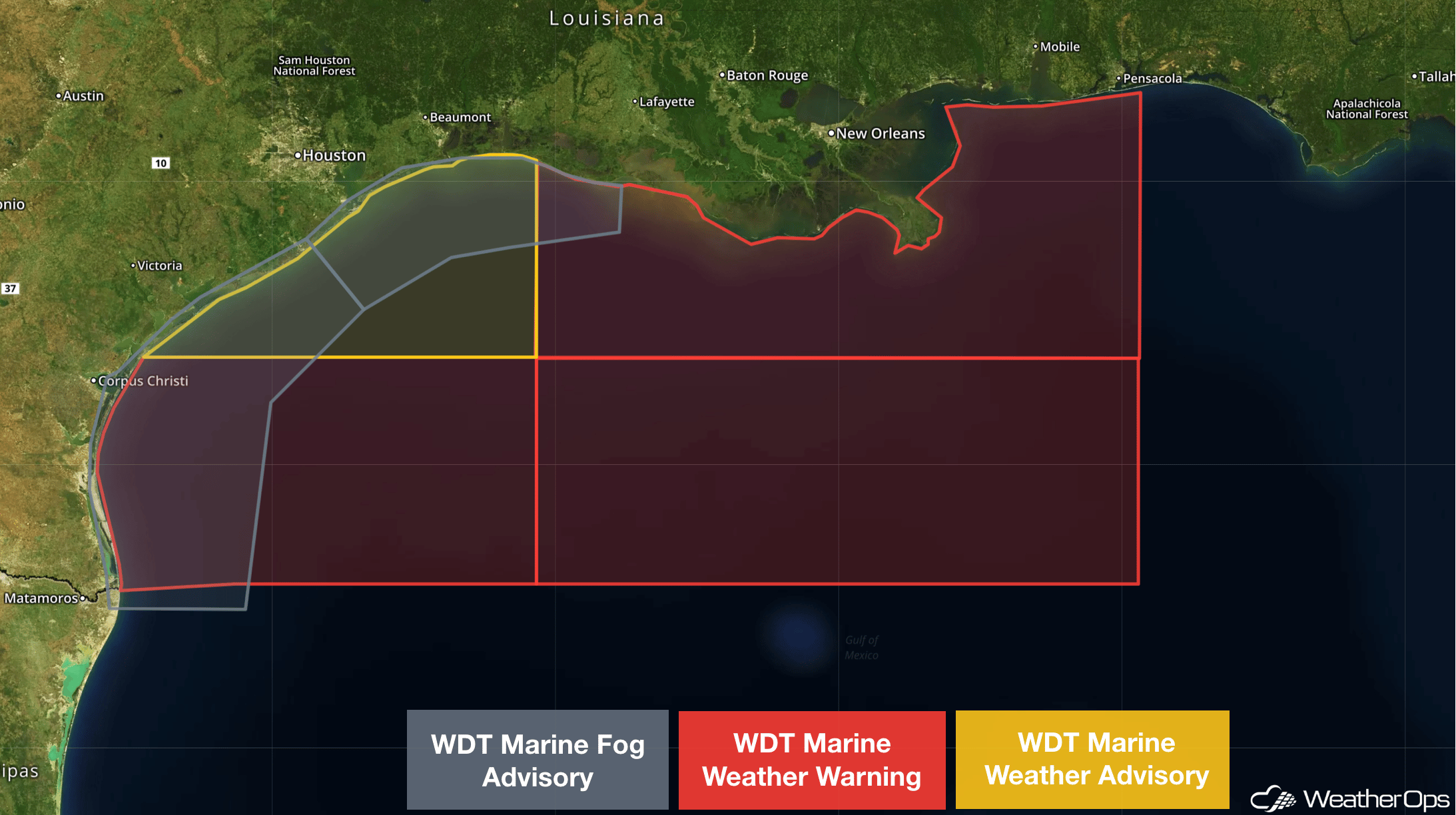 WeatherOps Gulf Hazards