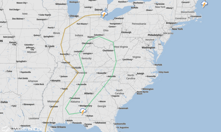 SPC Marginal Risk Outline Friday, April 22, 2016