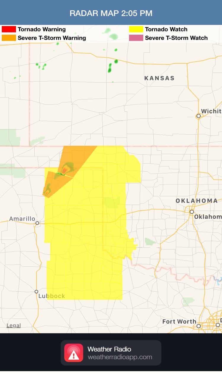 Tornado Watch 5/16/17