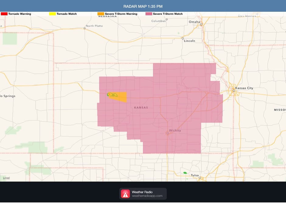 Severe Thunderstorm Watch 6/15/17