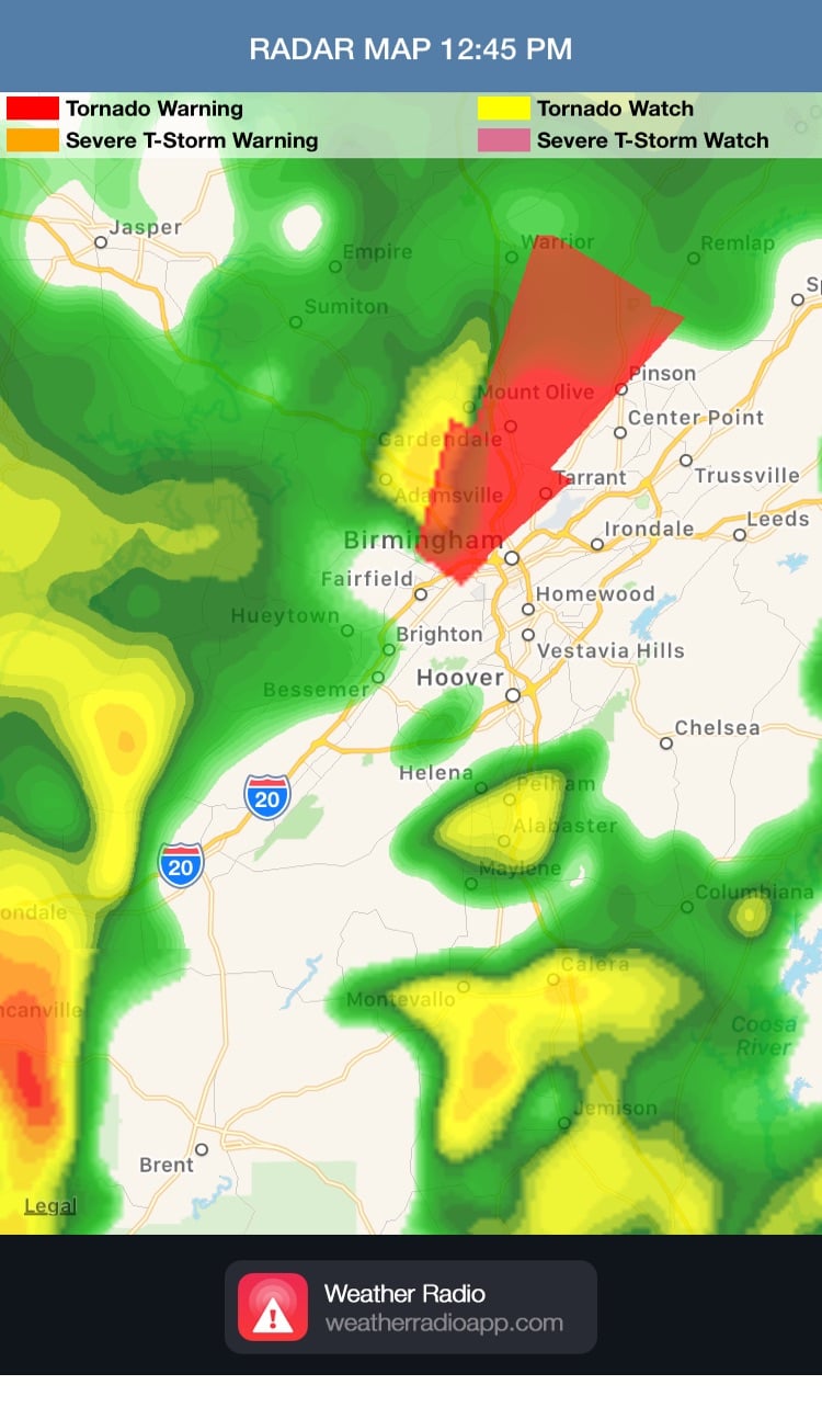 Radar 12:49pm CDT 6/22/17