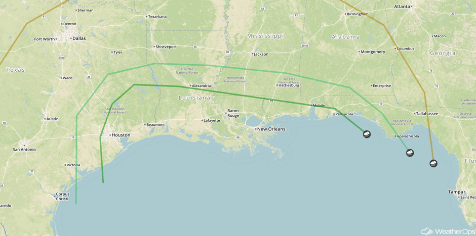 SPC Convective Outlooik for Tuesday, February 14, 2017