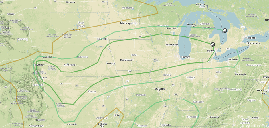 SPC Convective Outlook for Thursday, June 22, 2017