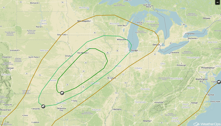 SPC Convective Outlook for Satutrday, October 14, 2017