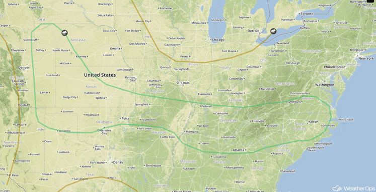 SPC Convective Outlook for Friday. July 15, 2016