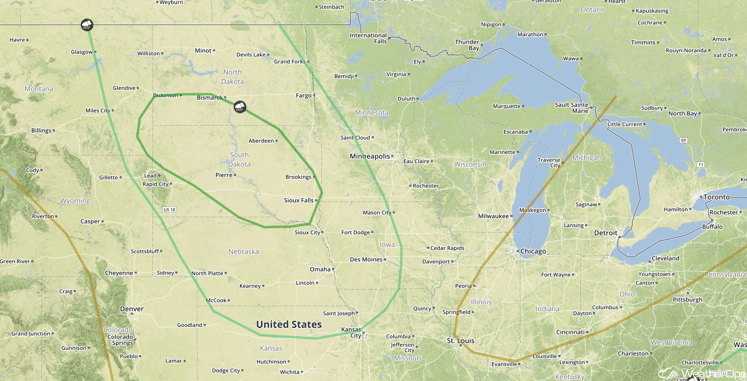 SPC Convective Outlook for Saturday, July 16. 2016