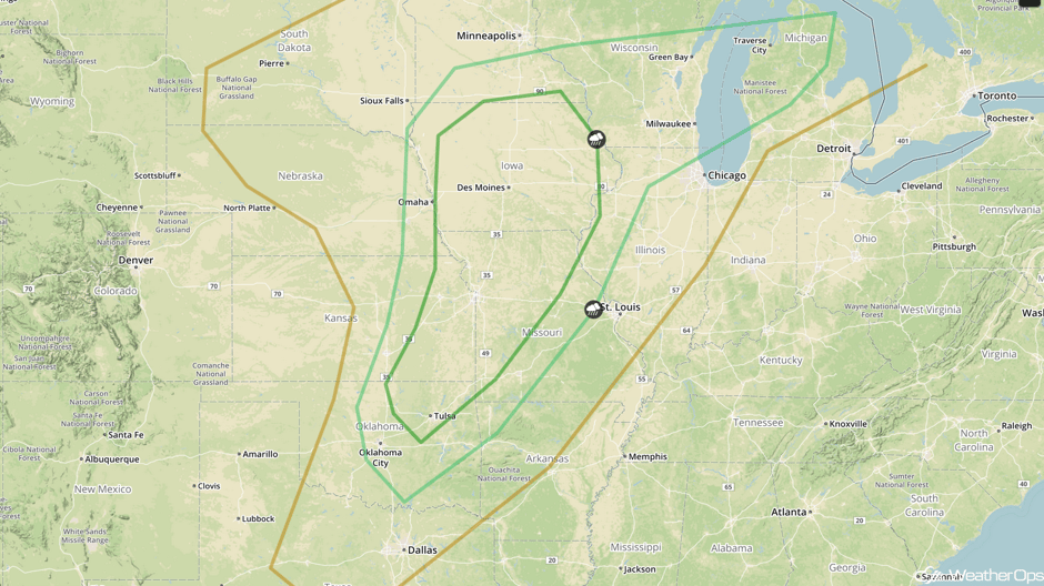 SPC Convective Outlook for Sunday, April 9, 2017