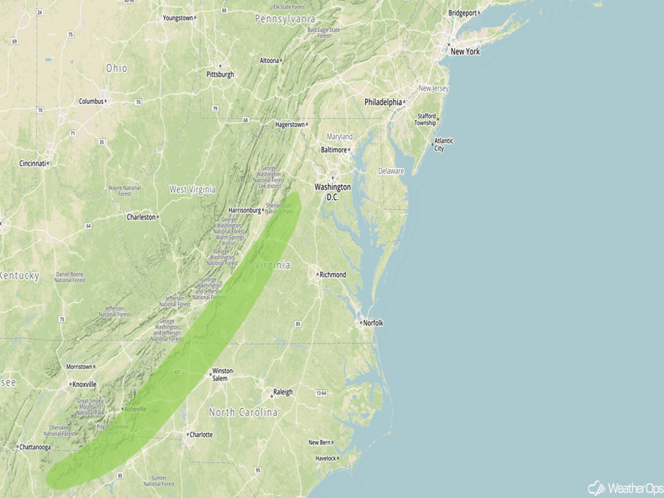 Excessive Rainfall Risk Outline for Monday, October 23, 2017