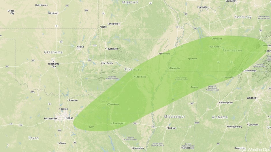 Excessive Rainfall Risk Outline for Tuesday, December 19, 2017