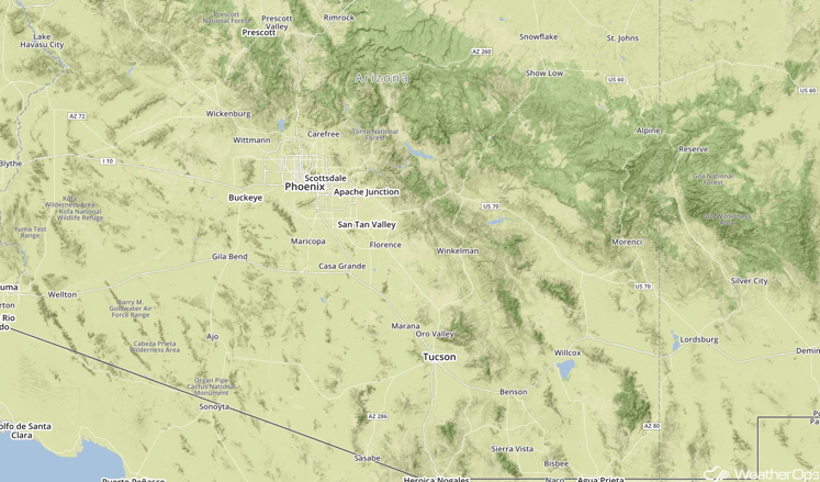 Excessive Rainfall Risk Area August 9-10, 2016