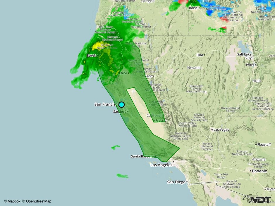 Excessive Rainfall Risk Outline for Thursday, December 15, 2016