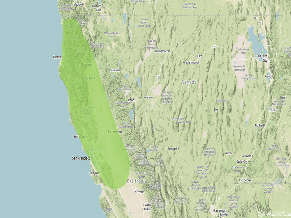 Excessive Rainfall Risk Outline for Friday, December 23, 2016