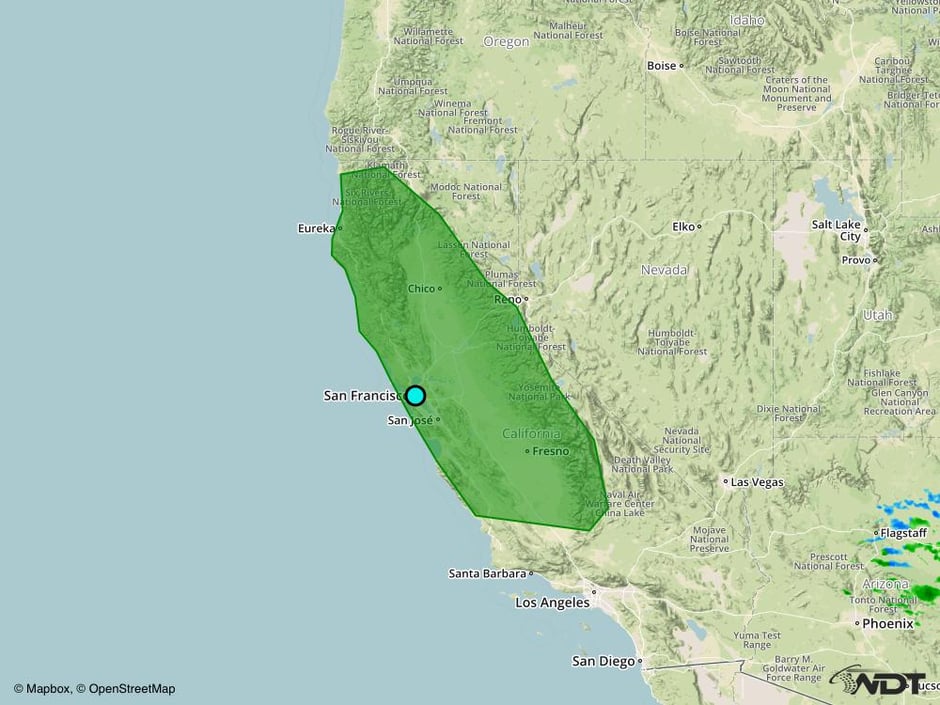 Excessive Rainfall Risk Outline for January 7-8, 2017