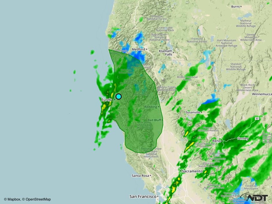 Excessive Rainfall Risk Outline for January 9-10, 2017