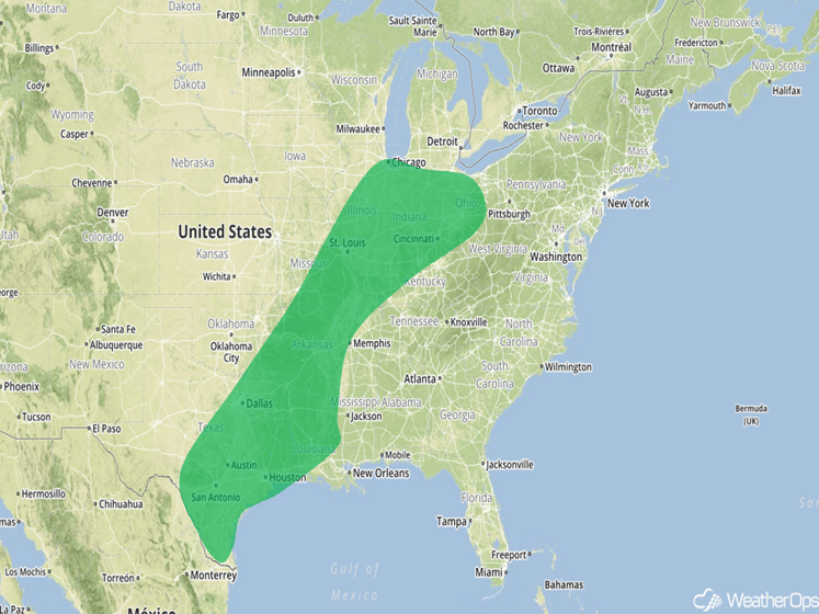Excessive Rainfall Risk Outline for Monday, August 15, 2016