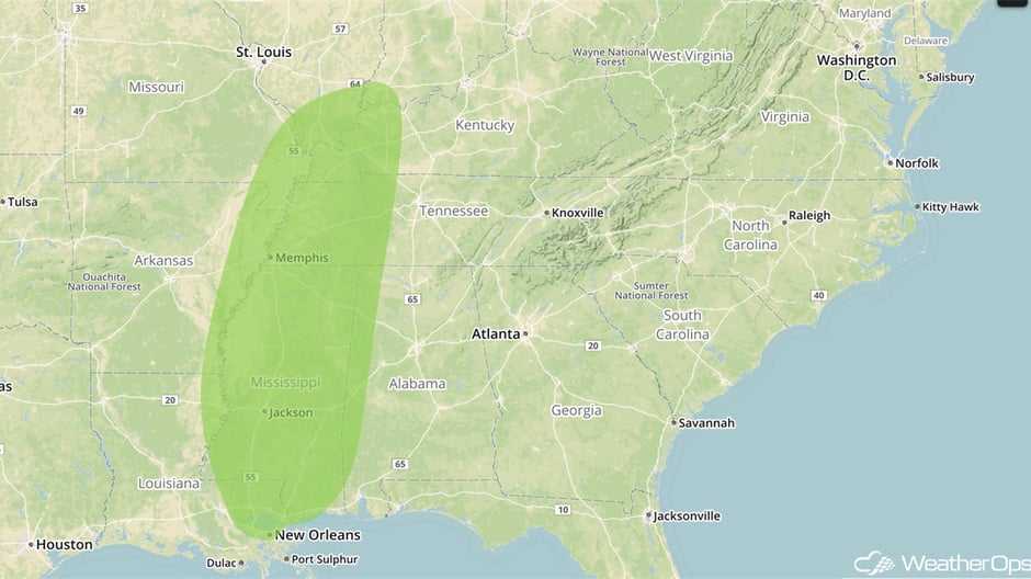 Excessive Rainfall Risk Outline for Sunday, October 20, 2017