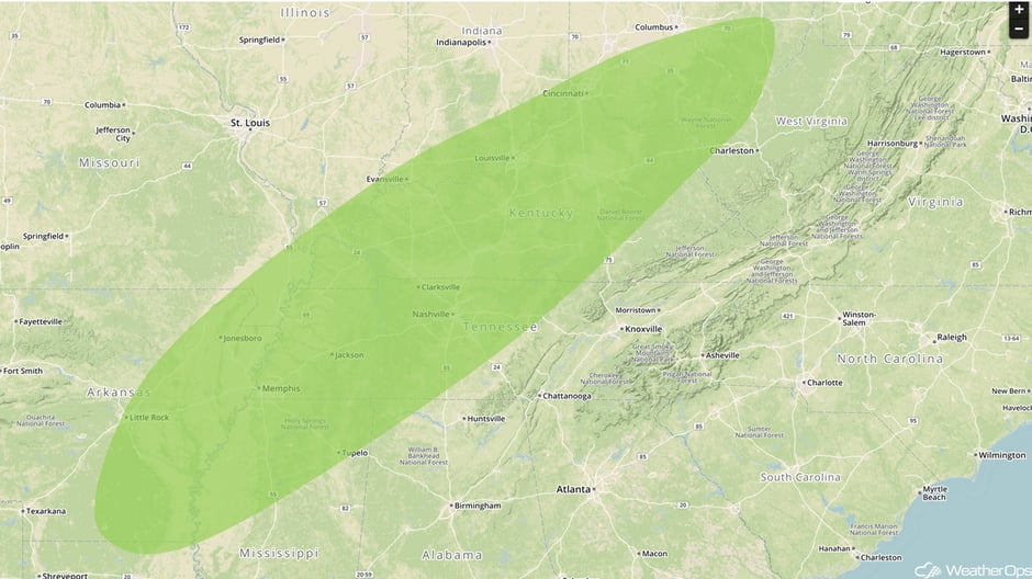 Excessive Rainfall Risk Outline for Friday, December 22, 2017