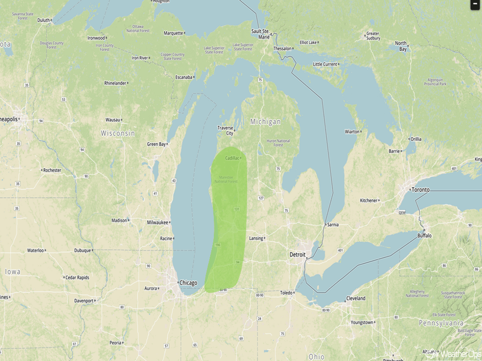 Excessive Rainfall Risk Outline for Monday, October 23, 2017