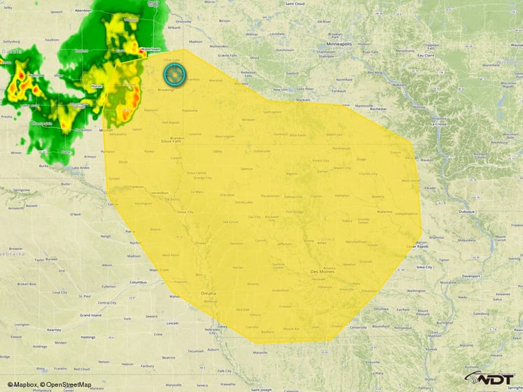 Thunderstorm Risk Outline for Friday, June 3, 2016