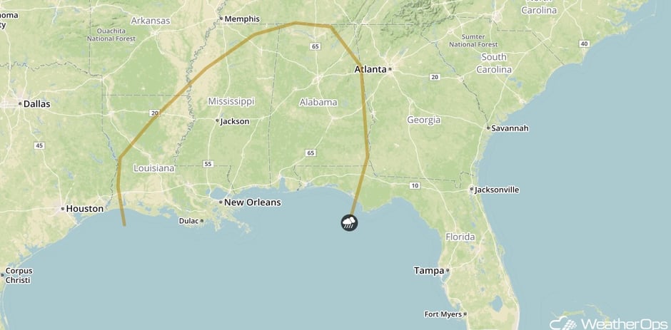 SPC Convection Outlook Wednesday, January 25, 2017