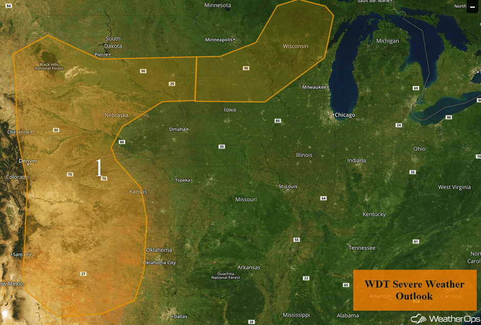 Region 1 for Thursday, June 8, 2017