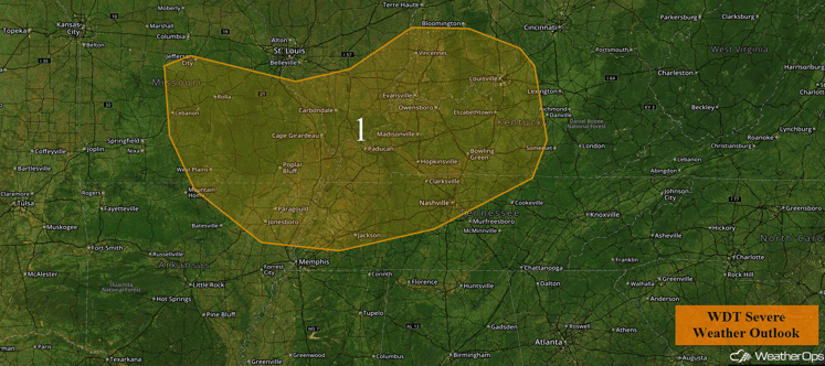 Region 1 for Friday, August 5, 2016