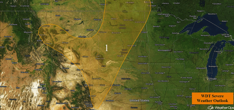 Region 1 for Monday, August 8, 2016