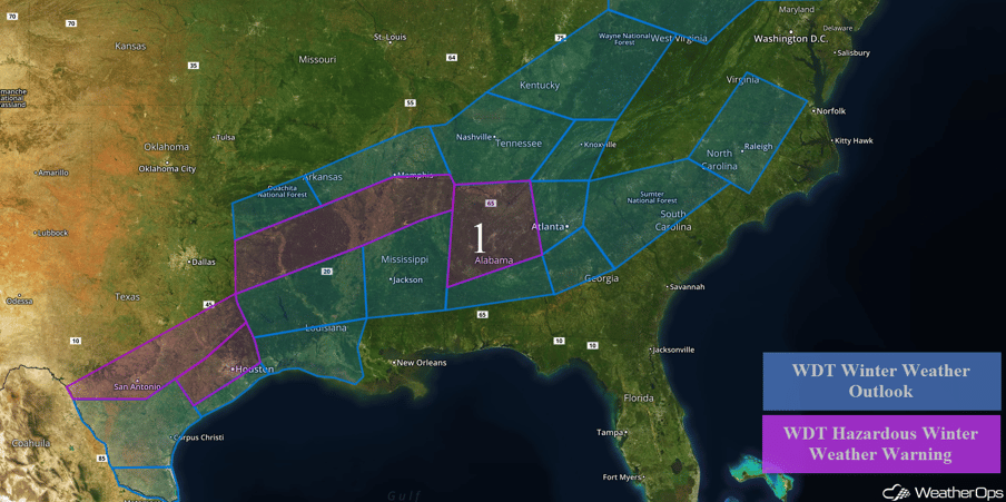 Region 1 Tuesday, January 16, 2018