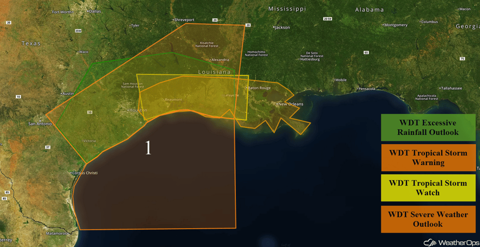 Region 1 Monday, August 28, 2017