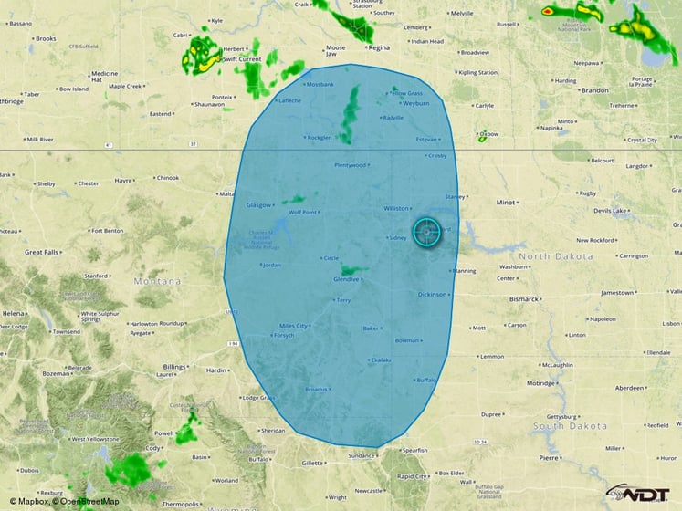 Thunderstorm Risk Outline for Saturday, June 11, 2016
