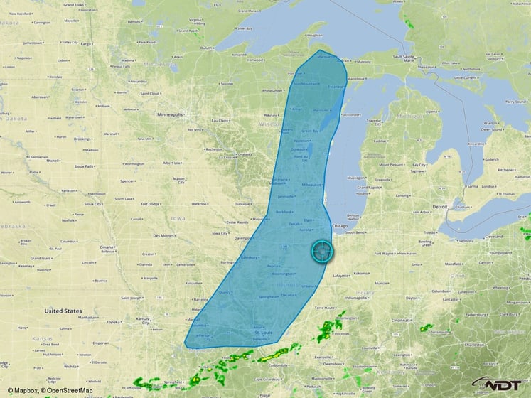 Thunderstorm Threat Outline for Saturday, June 4, 2016